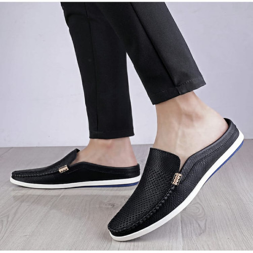 Imported Half Loafer Shoes For Men- Black