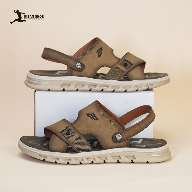 Men's All-Weather Premium Comfort Leather Sandals